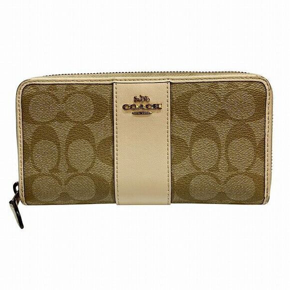 Coach Signature Long Wallet - Picture 1 of 9